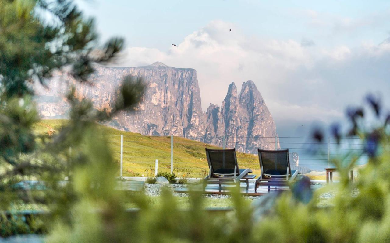 Hotel Goldknopf Alpe Di Siusi Eksteriør bilde