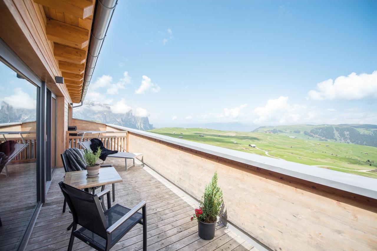 Hotel Goldknopf Alpe Di Siusi Eksteriør bilde