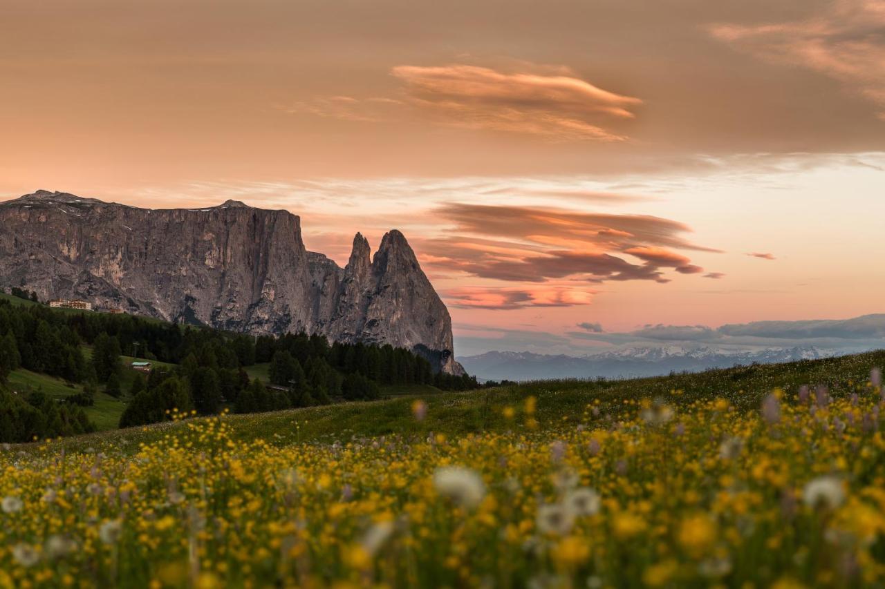 Hotel Goldknopf Alpe Di Siusi Eksteriør bilde