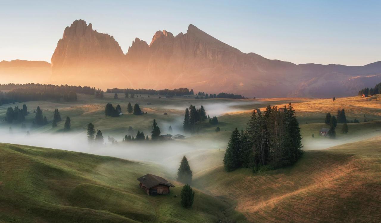 Hotel Goldknopf Alpe Di Siusi Eksteriør bilde