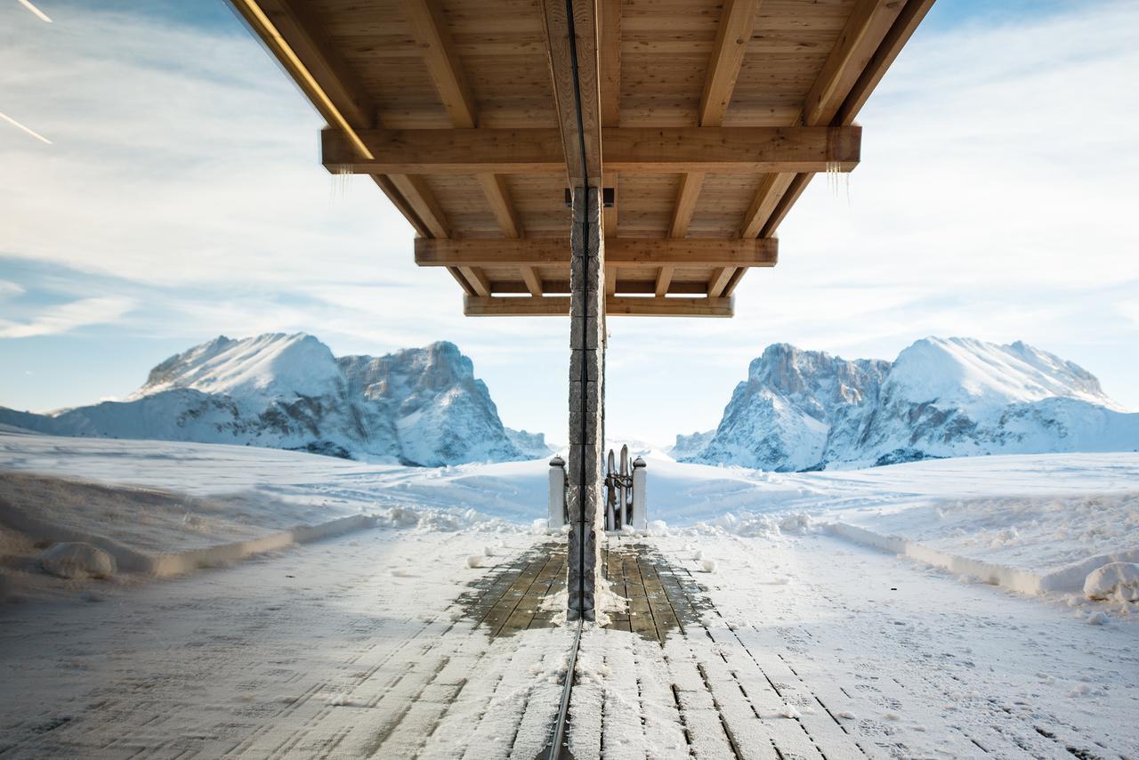 Hotel Goldknopf Alpe Di Siusi Eksteriør bilde