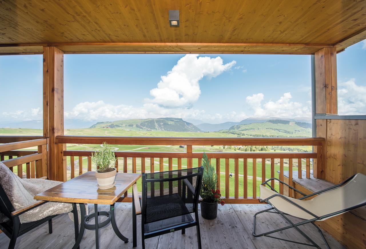 Hotel Goldknopf Alpe Di Siusi Eksteriør bilde