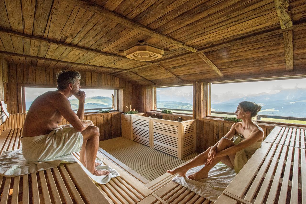 Hotel Goldknopf Alpe Di Siusi Eksteriør bilde